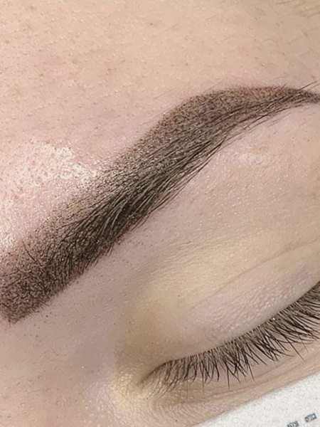 Schöne Augenbrauen nach einer PowderBrows Behandlung